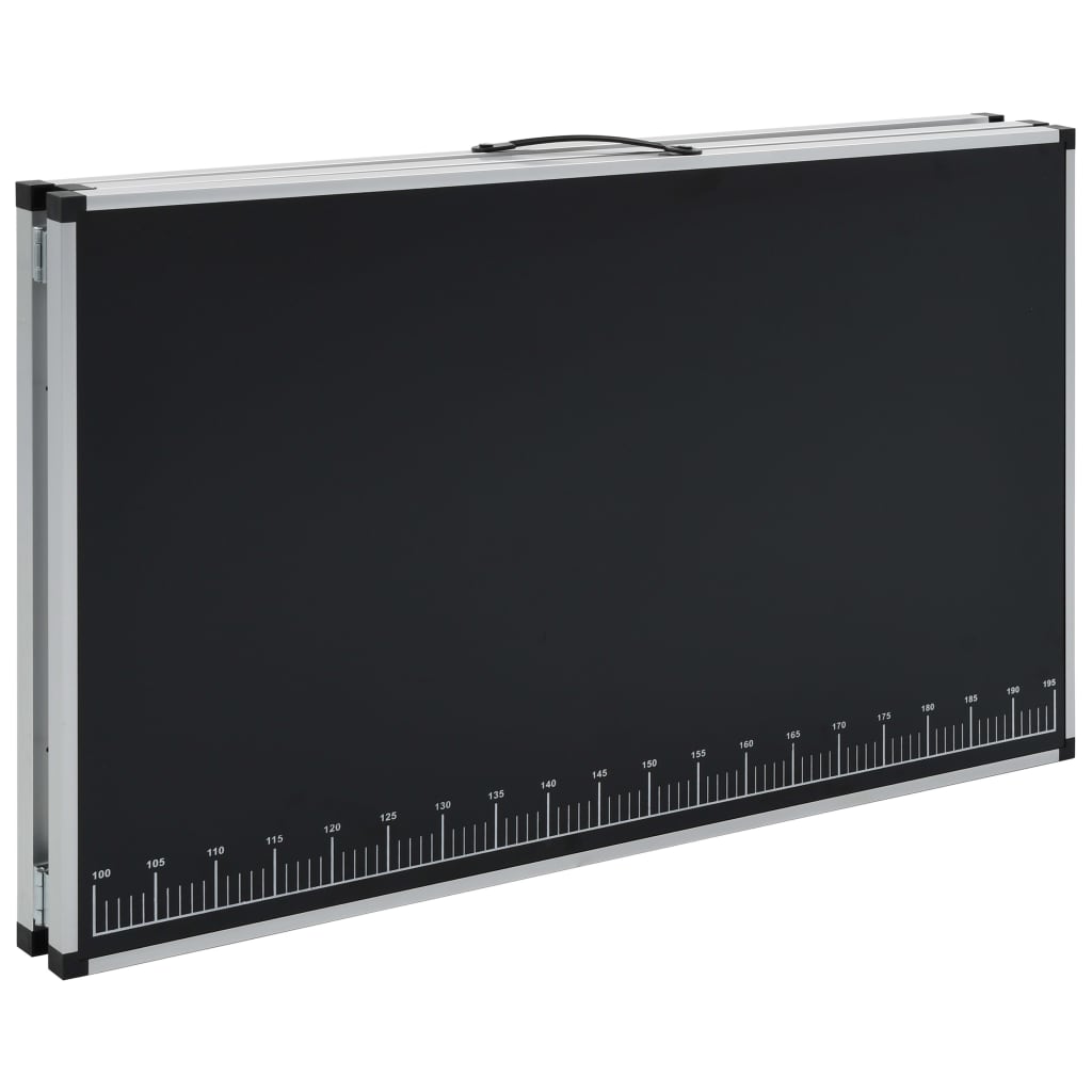 Tavolo Pieghevole per Carta da Parati MDF Alluminio 300x60x78cm cod mxl 73658