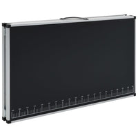 Tavolo Pieghevole per Carta da Parati MDF Alluminio 300x60x78cm cod mxl 73658