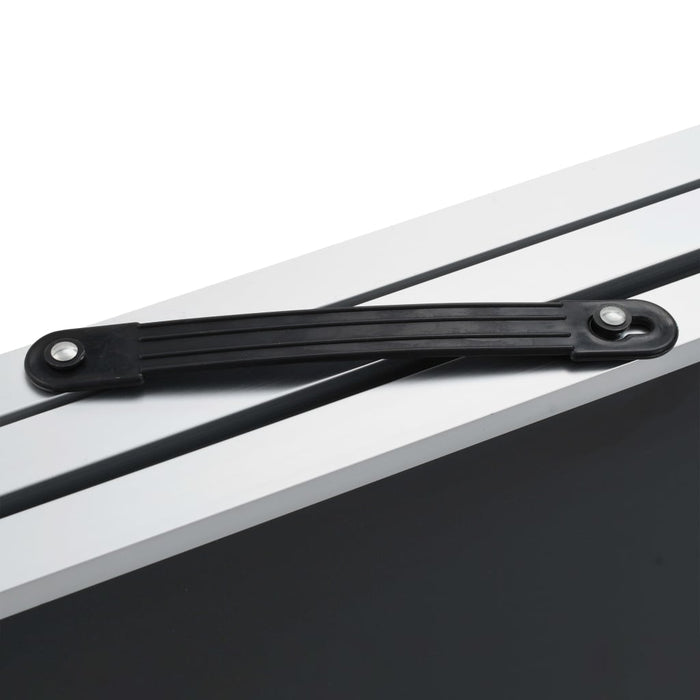 Tavolo Pieghevole per Carta da Parati MDF Alluminio 300x60x78cm cod mxl 73658