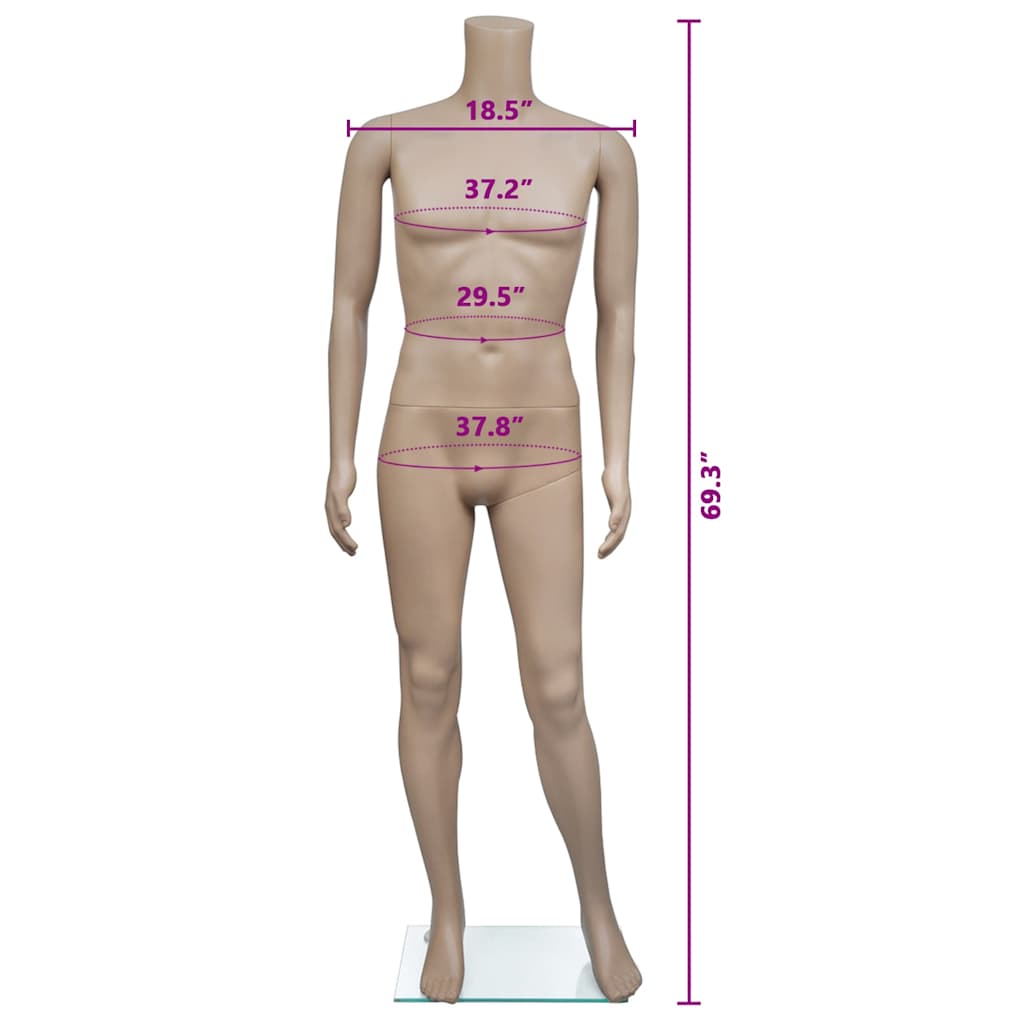 Manichino Uomo senza Testa 30025