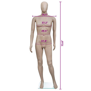Manichino Uomo con Testa Arrotondata 30027