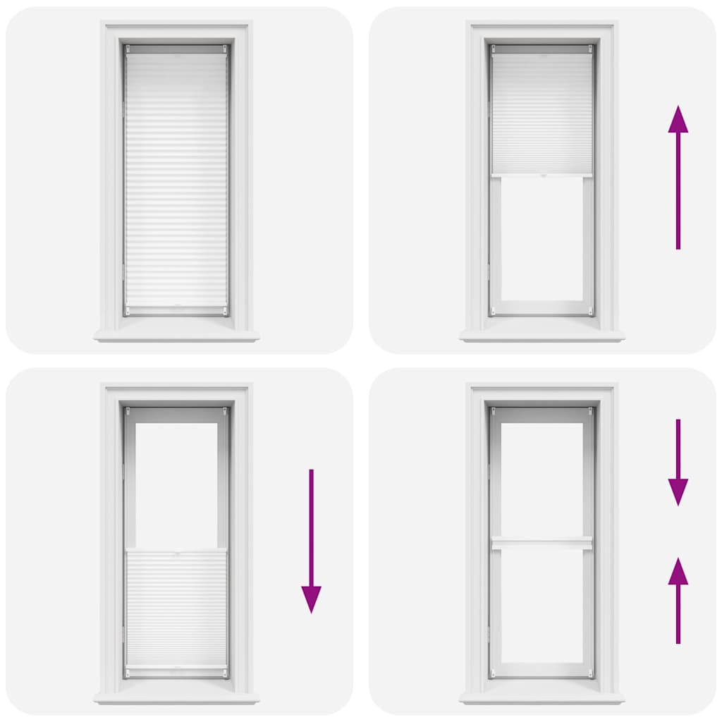 Tenda plissÃ¨ 40x125cm bianca cod mxl 48521