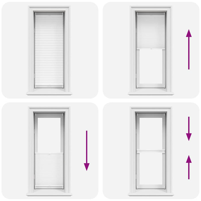 Tenda plissÃ¨ 40x125cm bianca cod mxl 48521