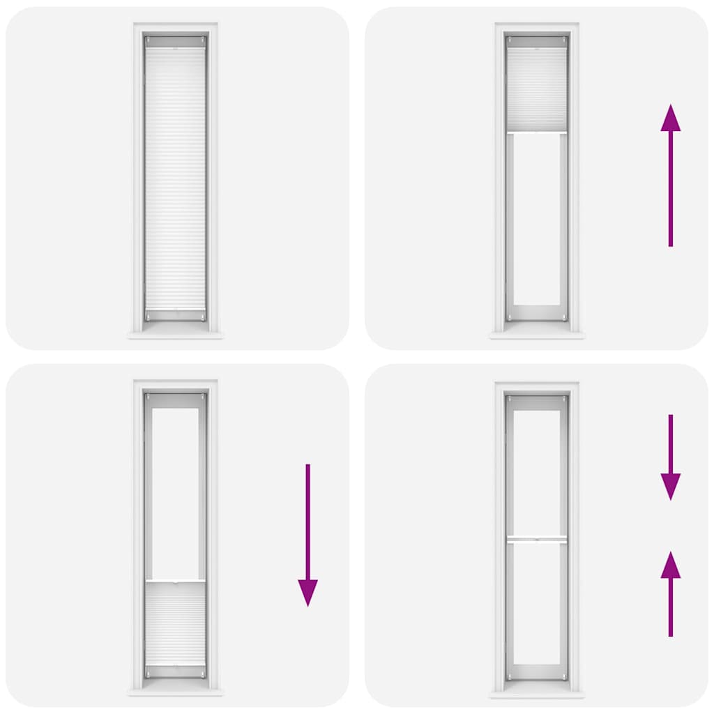 Tenda plissÃ¨ 40x200cm bianca cod mxl 53425
