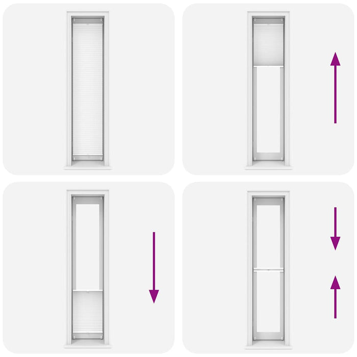 Tenda plissÃ¨ 40x200cm bianca cod mxl 53425