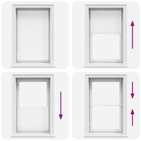 Tenda plissÃ¨ 80x100cm bianca cod mxl 51813