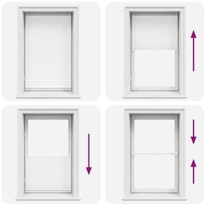 Tenda plissÃ¨ 80x100cm bianca cod mxl 51813