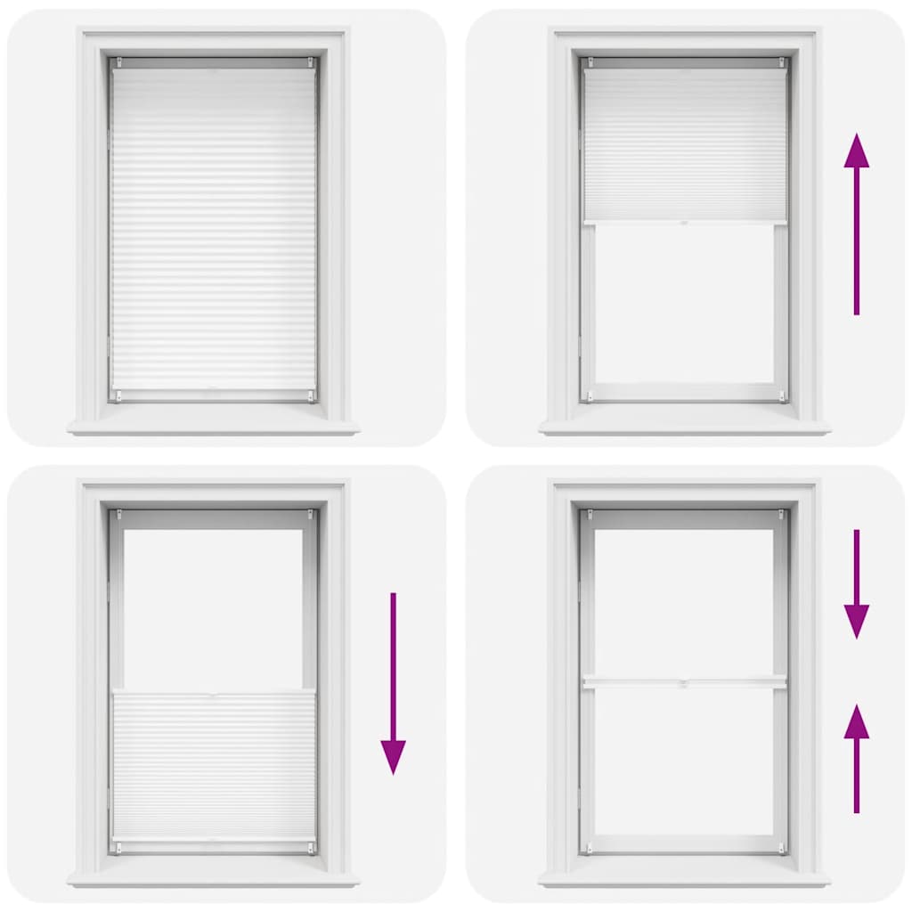 Tenda plissÃ¨ 90x100cm bianca cod mxl 54065