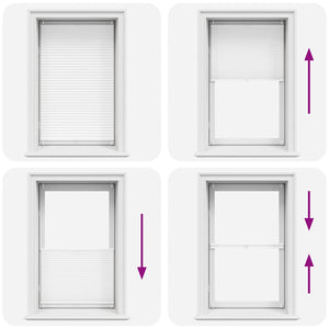 Tenda plissÃ¨ 90x100cm bianca cod mxl 54065