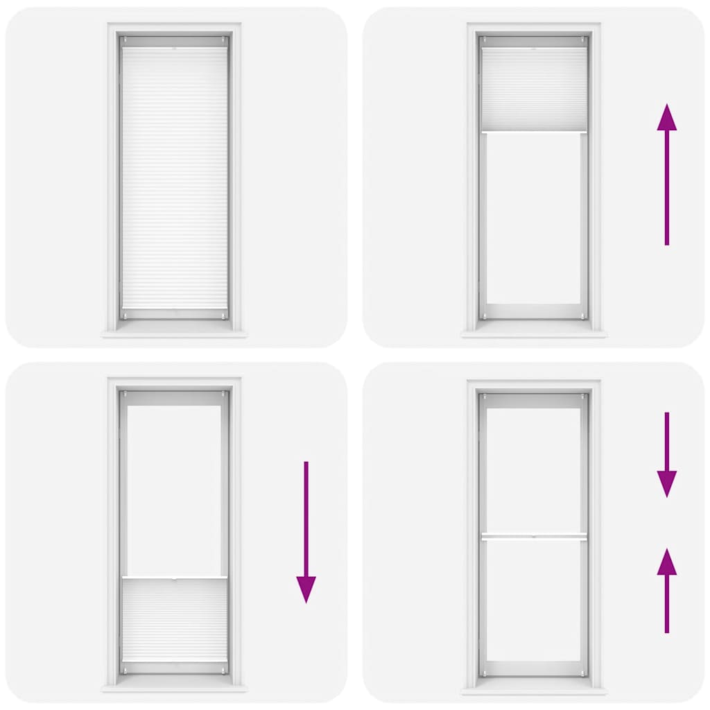 Tenda plissÃ¨ 90x200cm bianca cod mxl 54321