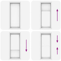 Tenda plissÃ¨ 90x200cm bianca cod mxl 54321