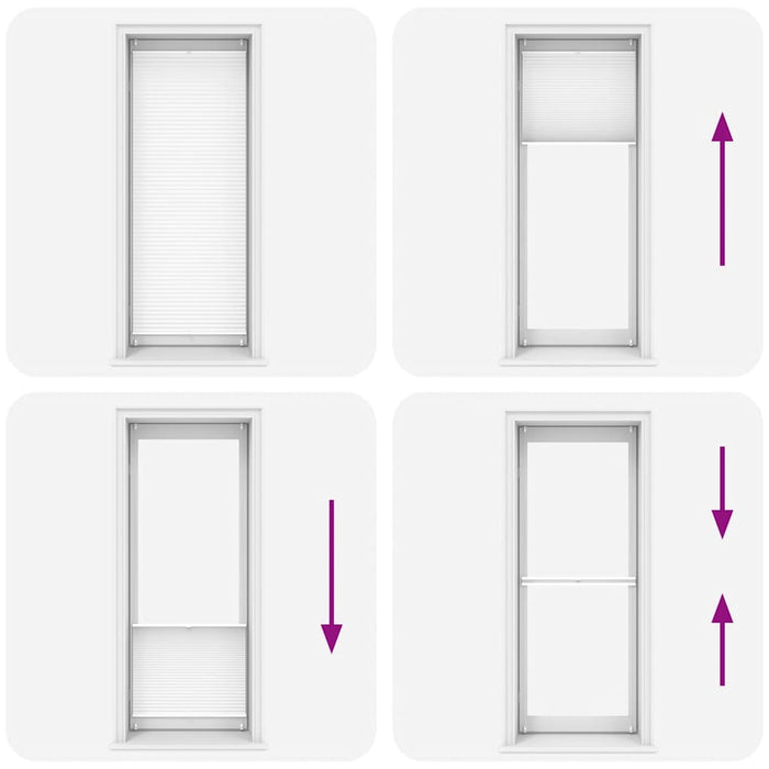 Tenda plissÃ¨ 90x200cm bianca cod mxl 54321