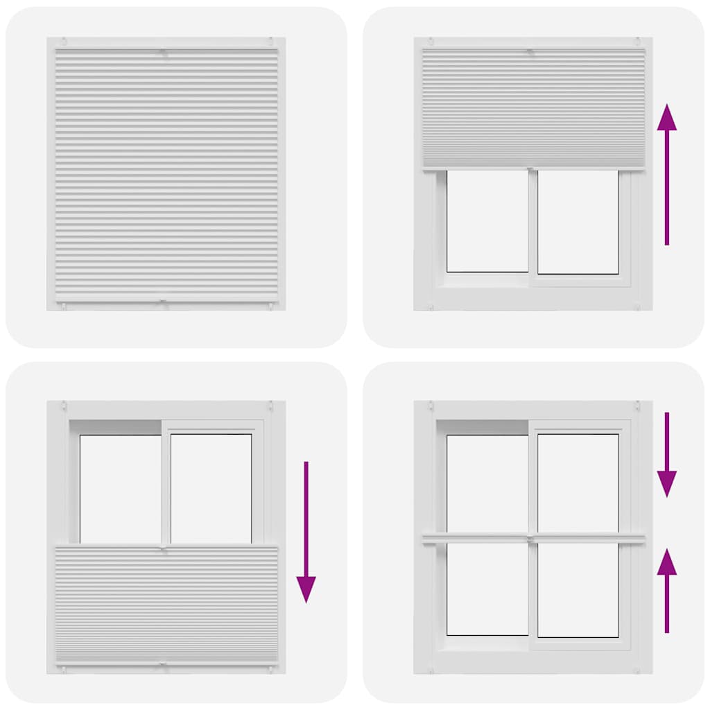 Tenda plissÃ¨ 100x150cm bianca cod mxl 42713