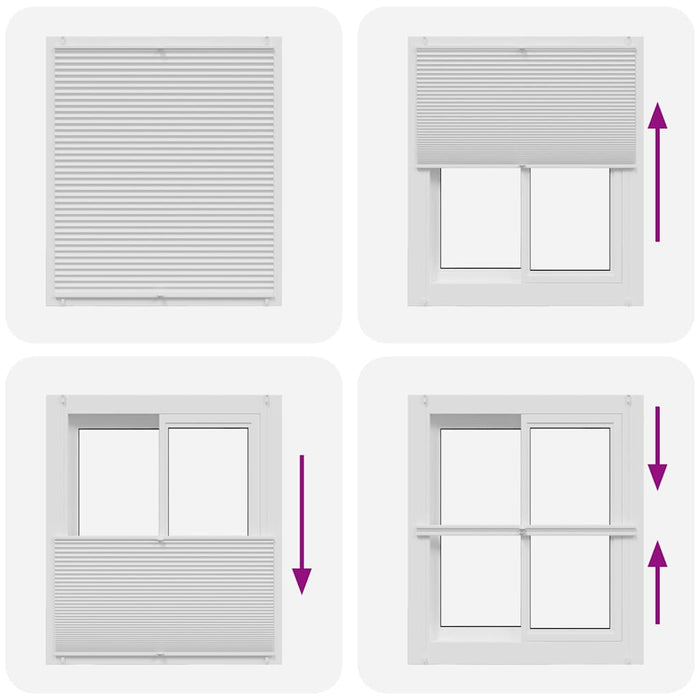 Tenda plissÃ¨ 100x150cm bianca cod mxl 42713