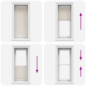 Tenda plissè 50x150cm Crema 240623