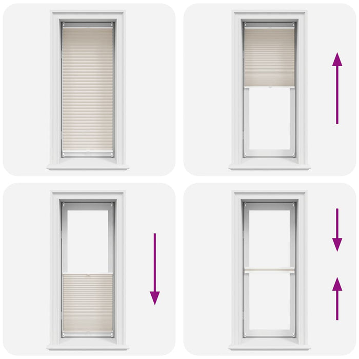 Tenda plissè 50x150cm Crema 240623