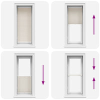 Tenda plissè 60x125cm Crema