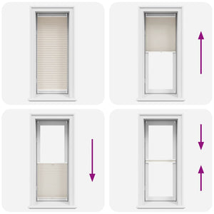 Tenda plissè 60x125cm Crema