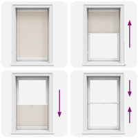 Tenda plissÃ¨ 70x150cm Crema cod mxl 47265