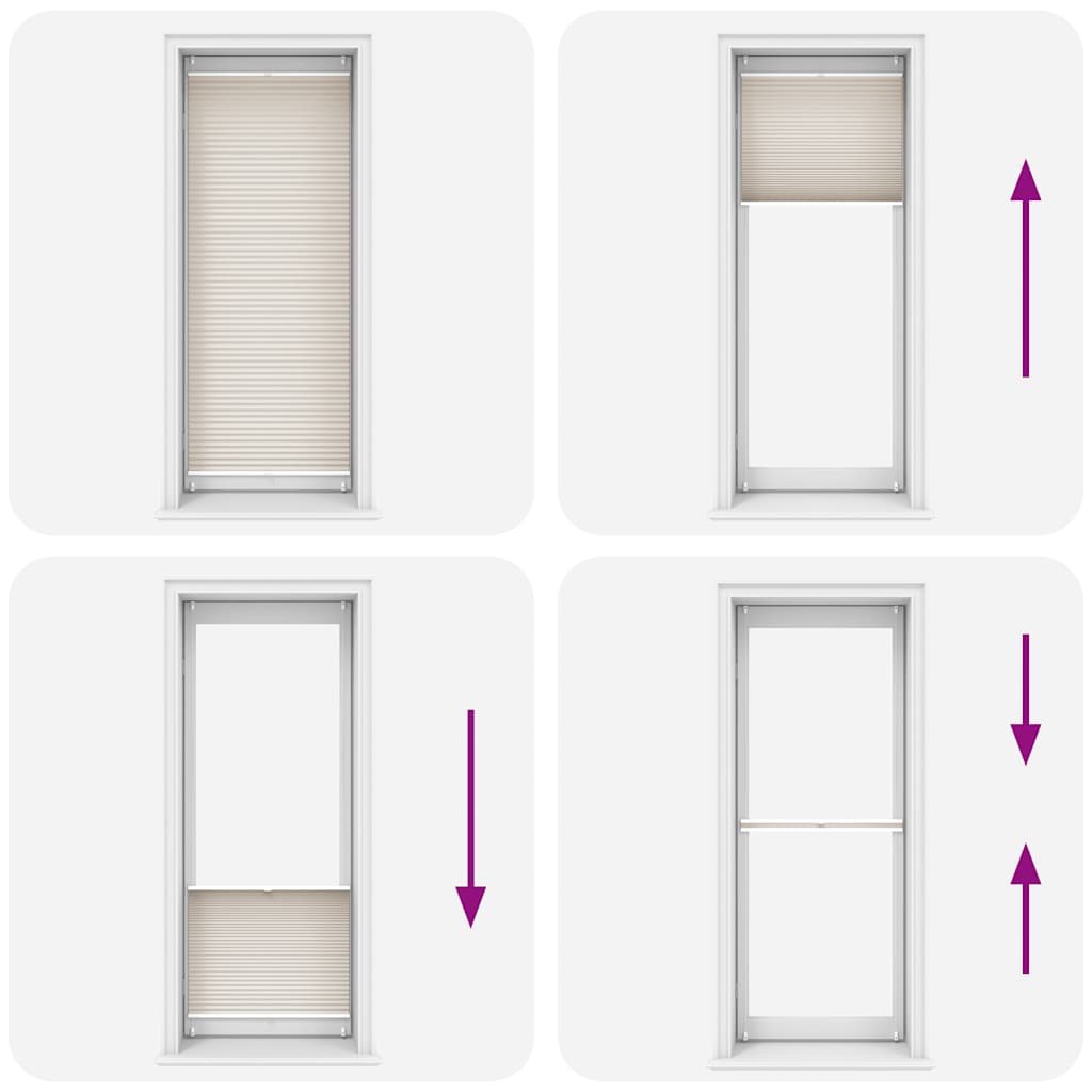 Tenda plissè 70x200cm Crema 240632