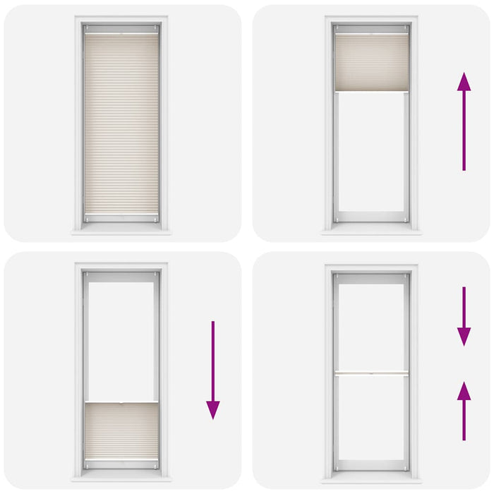 Tenda plissè 70x200cm Crema 240632