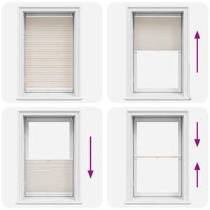 Tenda plissè 90x125cm Crema cod mxl 40581