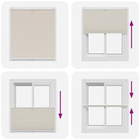 Tenda plissÃ¨ 100x125cm Crema cod mxl 46371