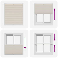 Tenda plissè 100x150cm Crema 240643