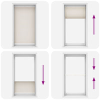 Tenda plissè 100x200cm Crema