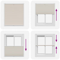 Tenda plissÃ¨ 110x125cm Crema cod mxl 48857