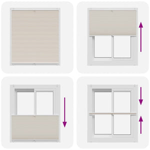 Tenda plissÃ¨ 110x125cm Crema cod mxl 48857