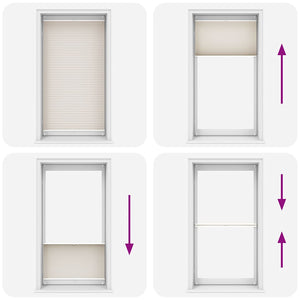 Tenda plissè 110x200cm Crema cod mxl 40897