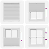 Tenda plissÃ¨ 110x125cm bianca cod mxl 51794