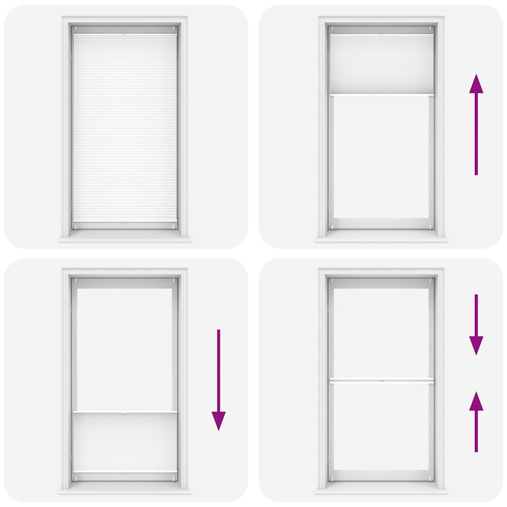 Tenda plissÃ¨ 110x200cm bianca cod mxl 53202