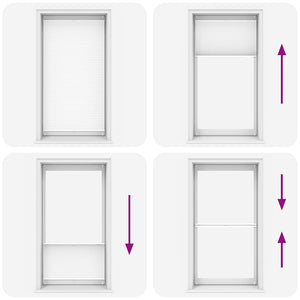 Tenda plissÃ¨ 110x200cm bianca cod mxl 53202