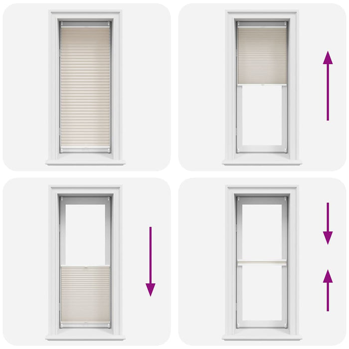 Tenda plissè 40x125cm Crema 240618