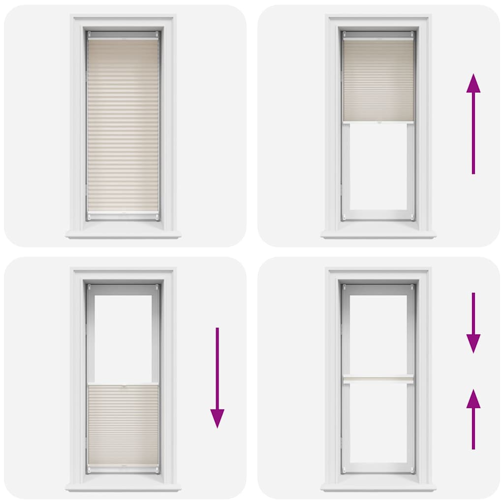 Tenda plissè 40x125cm Crema cod mxl 42125