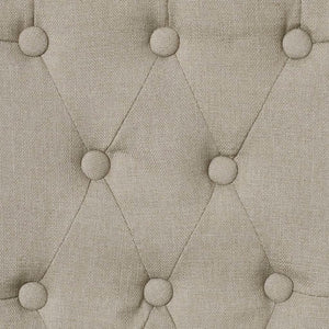 Sedie da Pranzo 4 pz Cammello in Tessuto 240558