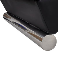 Sedia a Sdraio Nera in Similpelle cod mxl 58599