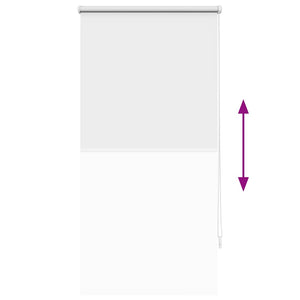 Tenda a rullo oscurante 60 x 120 cm Bianco 240740