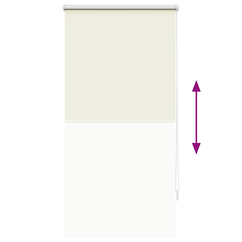 Tenda a rullo oscurante 60 x 120 cm Bianco sporco 240741