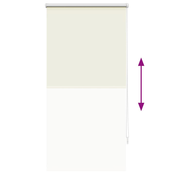 Tenda a rullo oscurante 60 x 120 cm Bianco sporco 240741