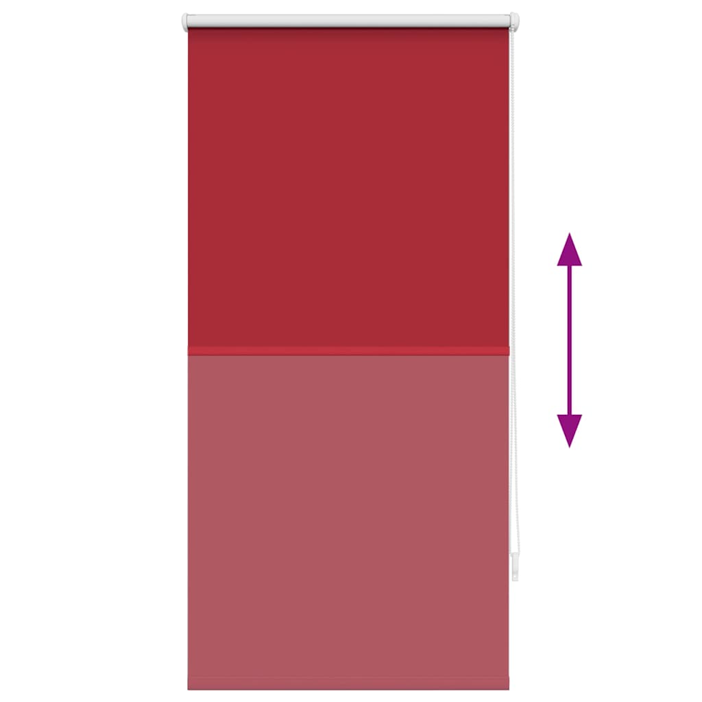 Tenda a Rullo Oscurante 60 x 120 cm Rosso 240744