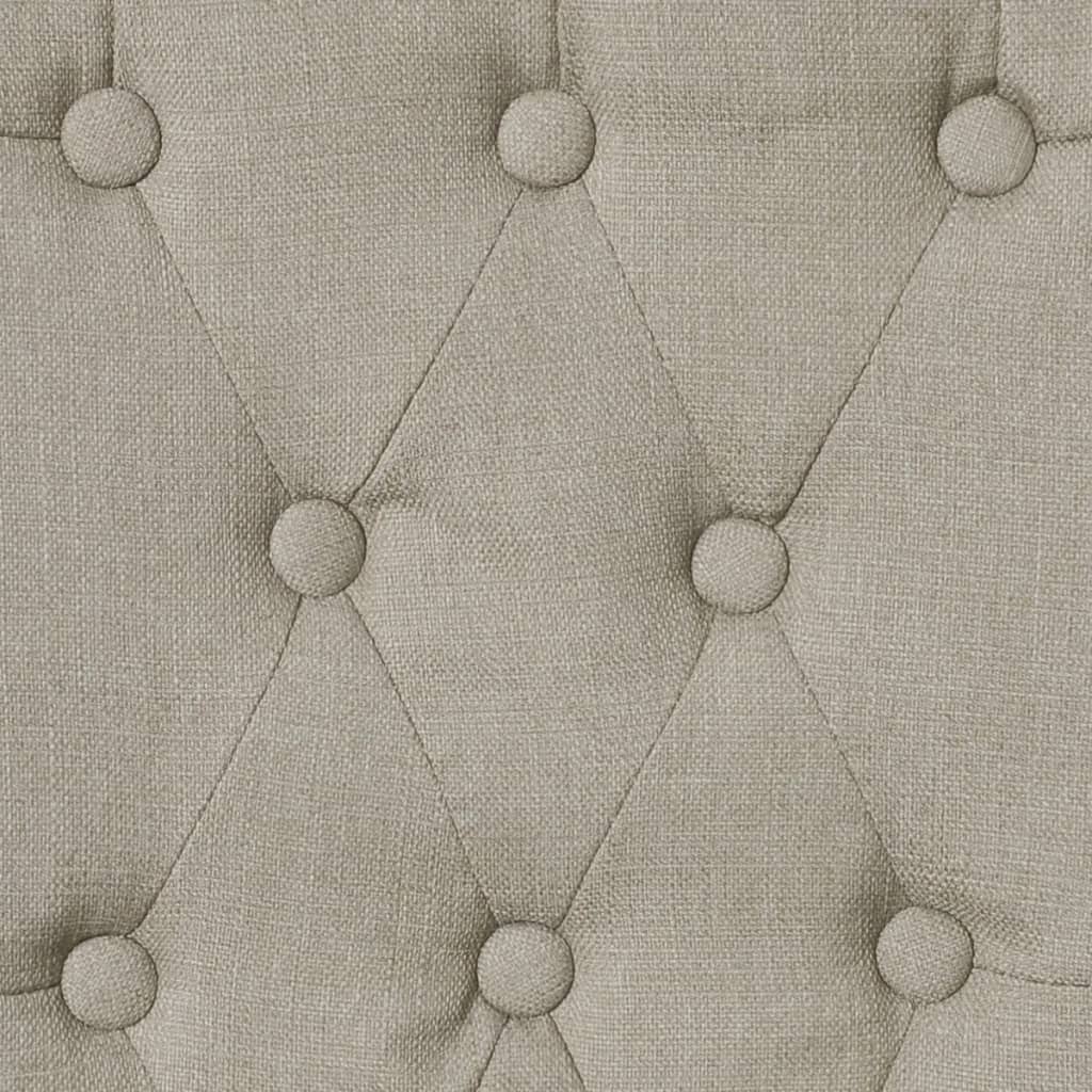 Sedie da Pranzo 6 pz Cammello in Tessuto cod mxl 7195