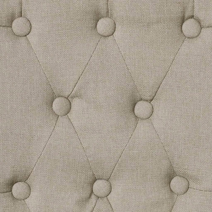 Sedie da Pranzo 6 pz Cammello in Tessuto cod mxl 7195