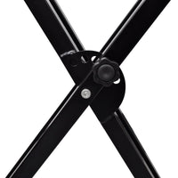 Postazione da Tastiera a Doppio Supporto Regolabile Telaio a X 70030