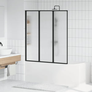 Doccia da bagno a parete 141 x 132 cm 3 Pannelli pieghevoli 140785