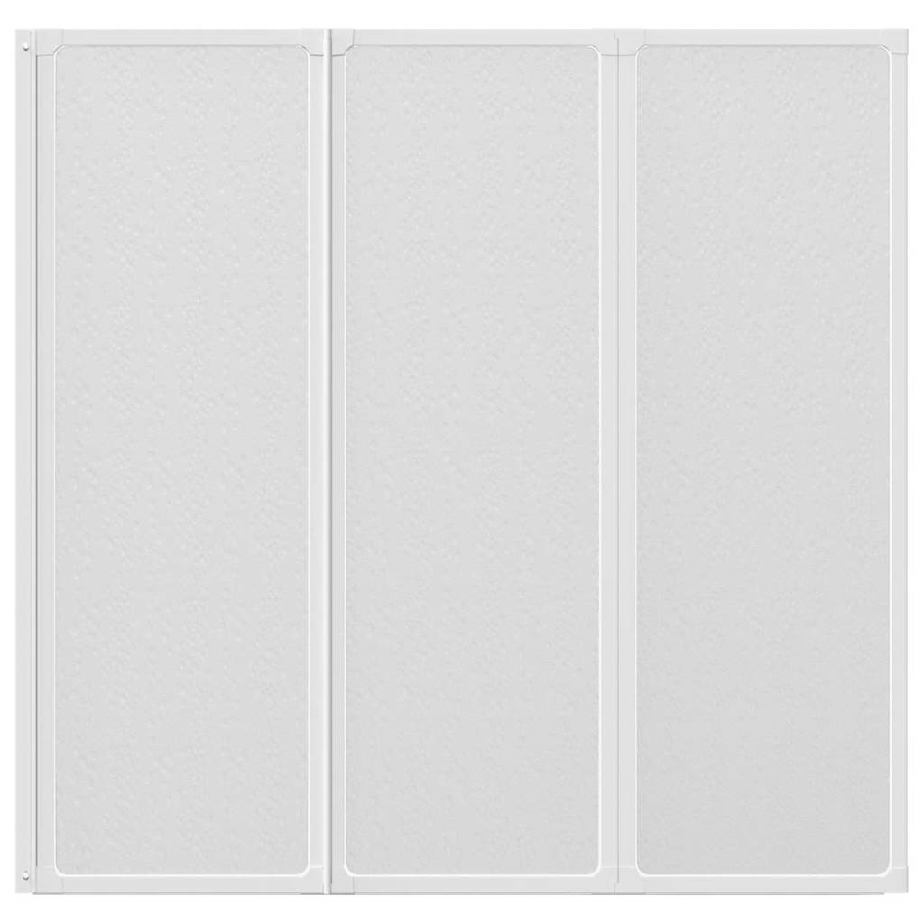 Doccia da bagno a parete 141 x 132 cm 3 Pannelli pieghevoli cod mxl 51213