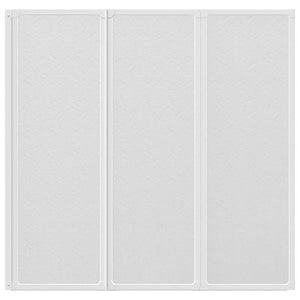 Doccia da bagno a parete 141 x 132 cm 3 Pannelli pieghevoli 140785