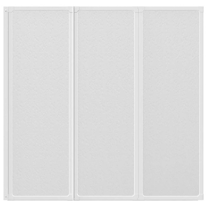 Doccia da bagno a parete 141 x 132 cm 3 Pannelli pieghevoli 140785